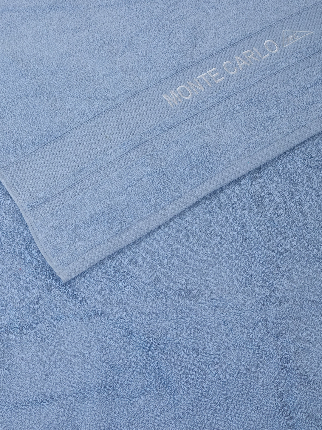 Luxury Light Blue 100% Cotton Solid 625 GSM Bath Towel Eusapia 1 Pc Box Pack - Image 6