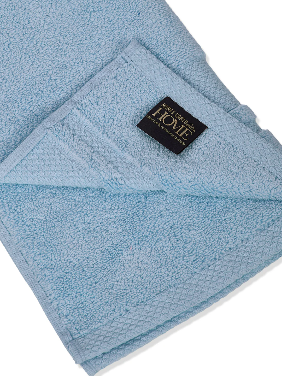 Luxury Light Blue 100% Cotton Solid 625 GSM Hand Towel Eusapia 2 Pc Set Box Pack - Image 8