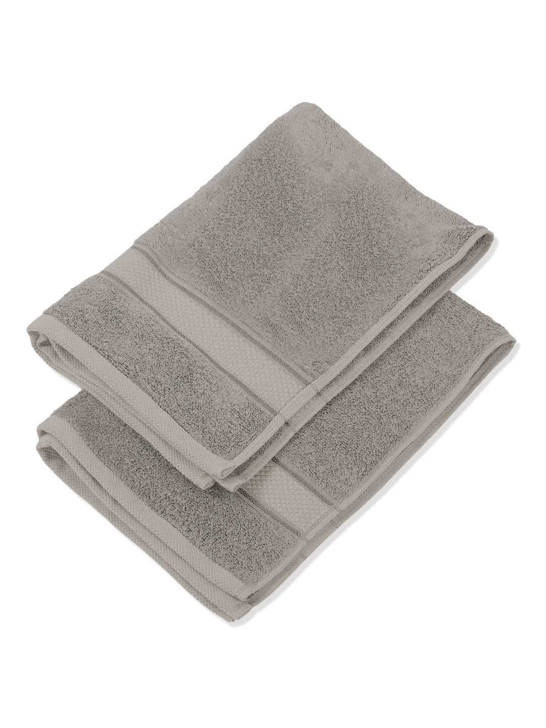 Luxury Light Grey 100% Cotton Solid 625 GSM Hand Towel Eusapia 2 Pc Set Box Pack - Image 6