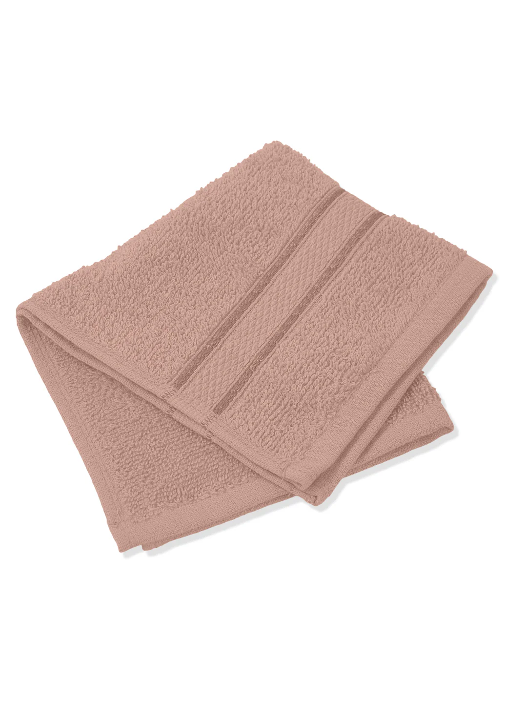 Luxury Light Pink Solid 600 GSM Face Towel 4 Pc Set (Eco Bamboo Collection) - Image 3
