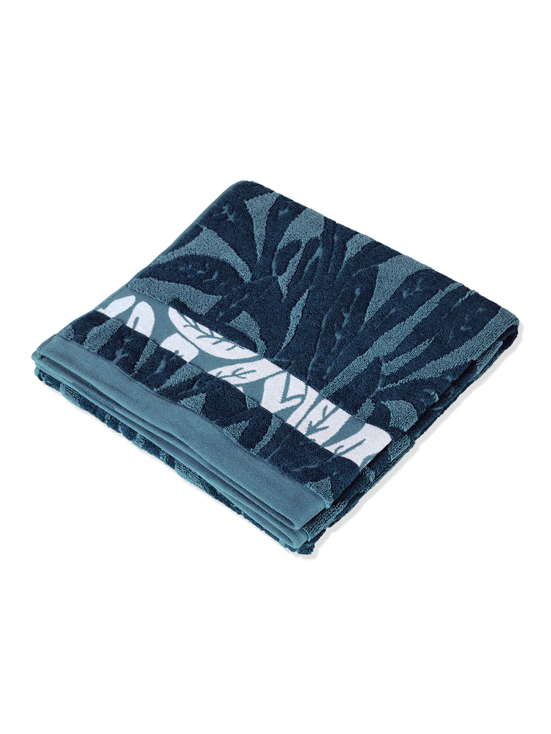 Luxury Navy Blue Bamboo Cotton Self Design 630 GSM Bath Towel Eco Bamboo Bliss 1 Pc Box Pack - Image 4