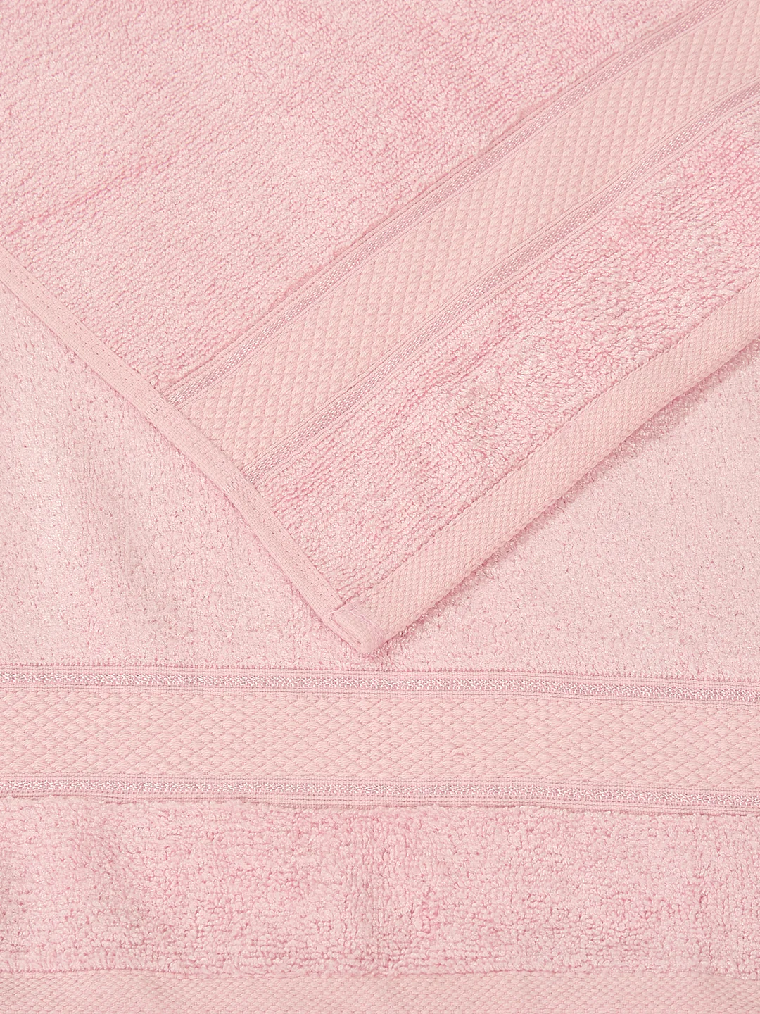 Luxury Pink Bamboo Cotton Solid 600 GSM Hand Towel Eco Bamboo 2 Pc Set Pvc Pack - Image 9