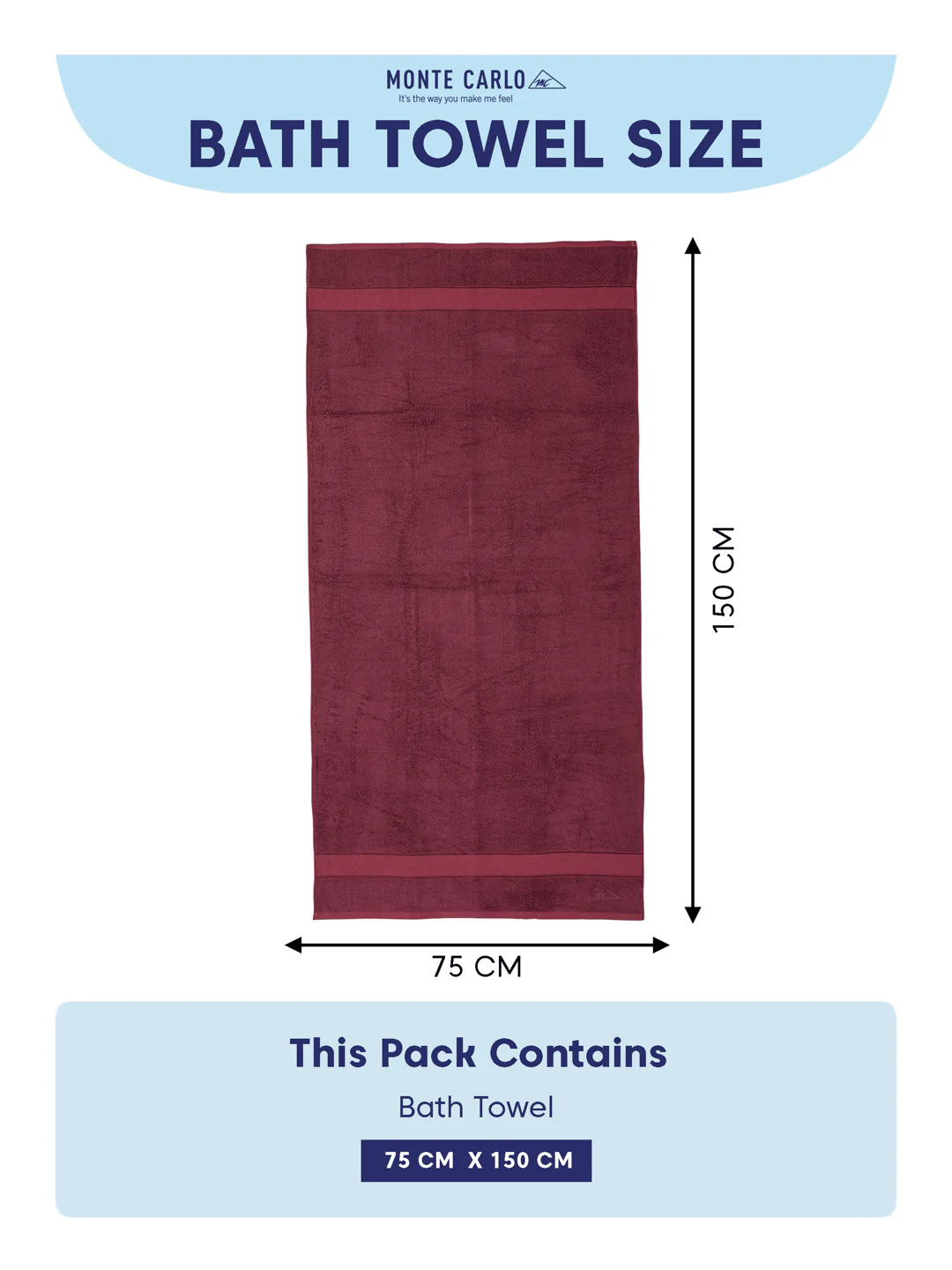 Luxury Rose Brown Bamboo Cotton Solid 600 GSM Bath Towel Eco Bamboo 1 Pc Pvc Pack - Image 8