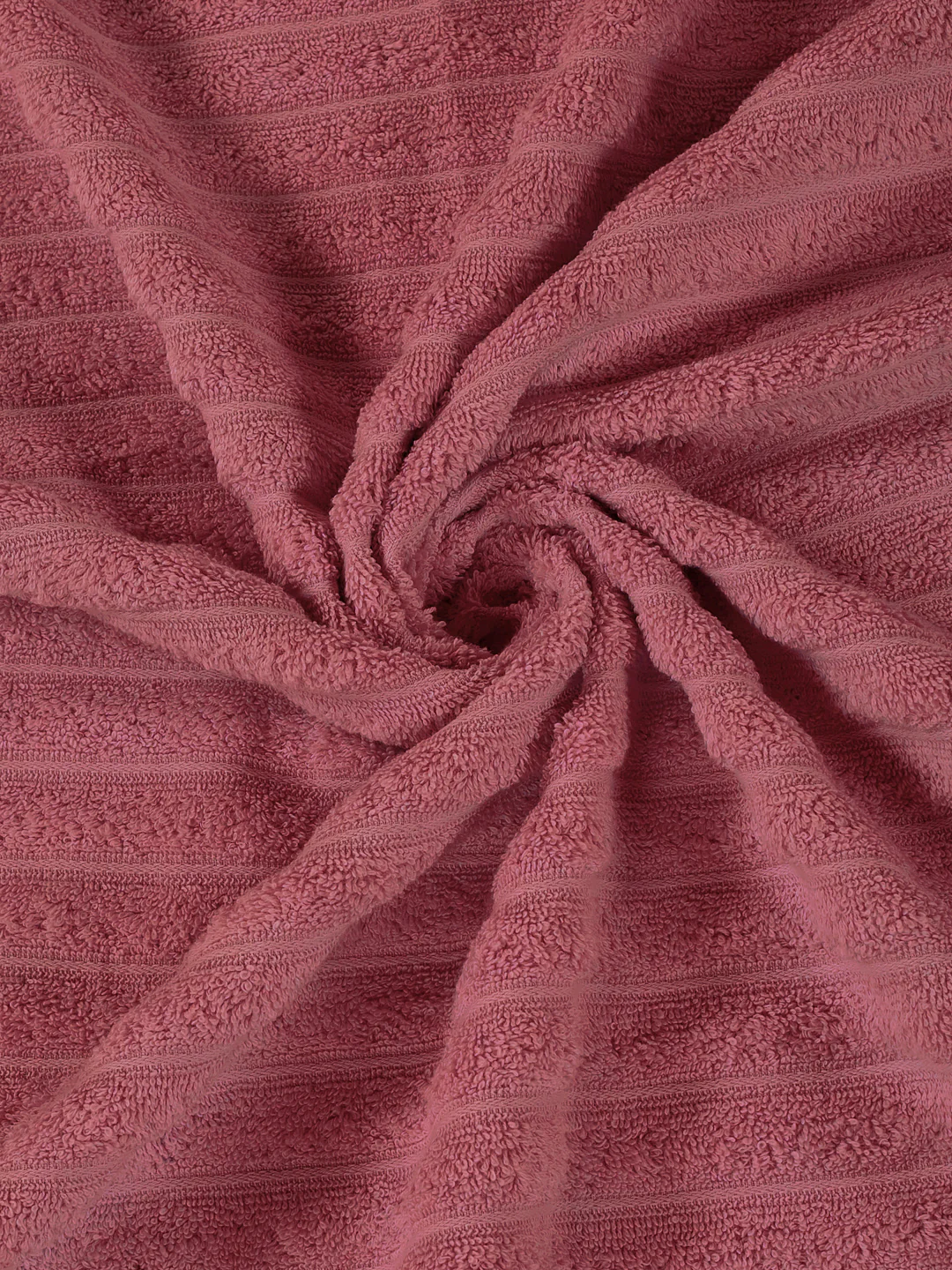 Maroon & Pink 100% Cotton Solid 500 GSM Bath Towel Sensations 4 Pc Set Gifting Box Pack - Image 10