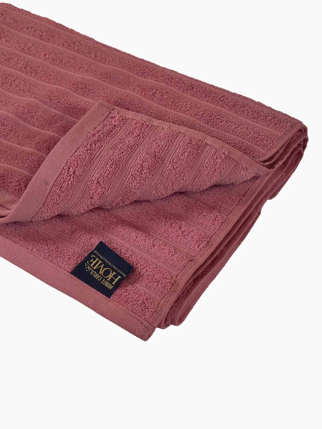 Maroon & Pink 100% Cotton Solid 500 GSM Bath Towel Sensations 4 Pc Set Gifting Box Pack - Image 8