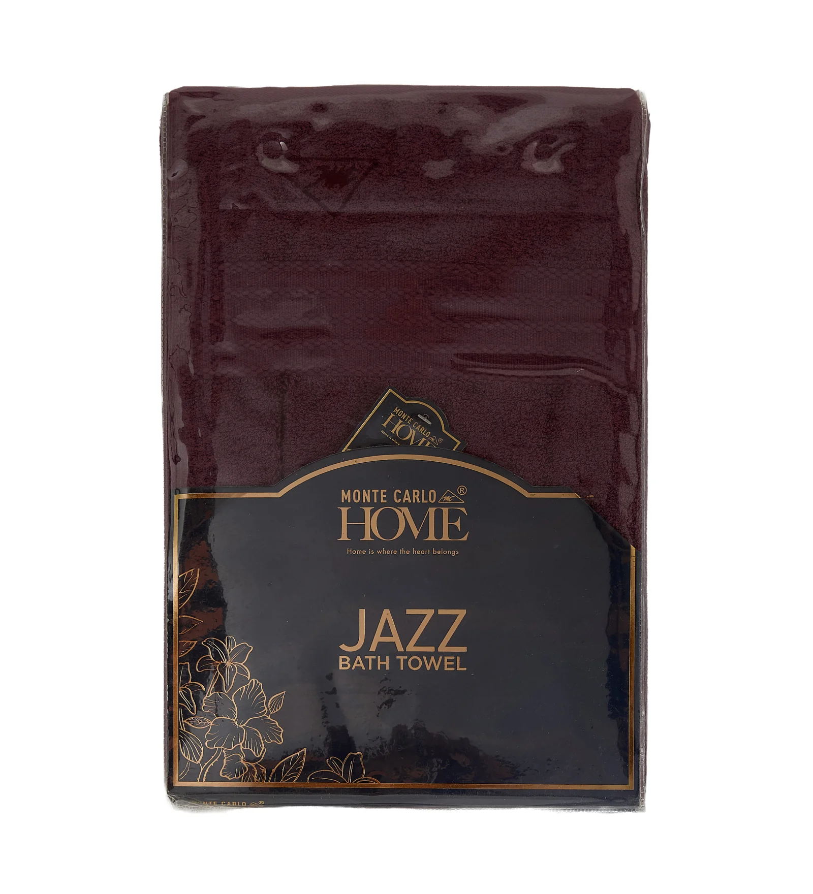 Maroon Pure Cotton Solid 380 GSM Bath Towel 1 Piece (Jazz Collection) - Image 9