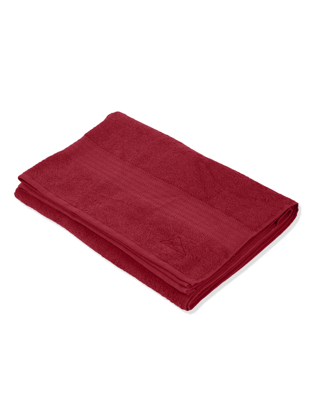 Maroon Pure Cotton Solid 380 GSM Car Towel 1 Piece (Jazz Collection) - Image 3