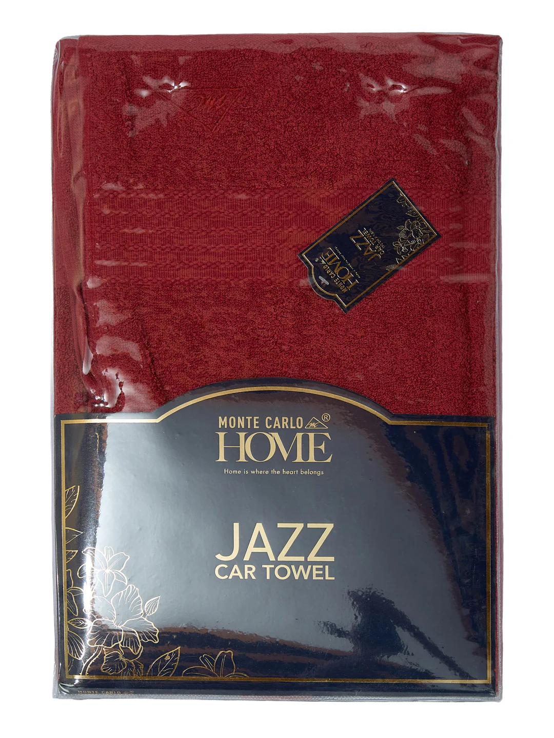 Maroon Pure Cotton Solid 380 GSM Car Towel 1 Piece (Jazz Collection) - Image 8