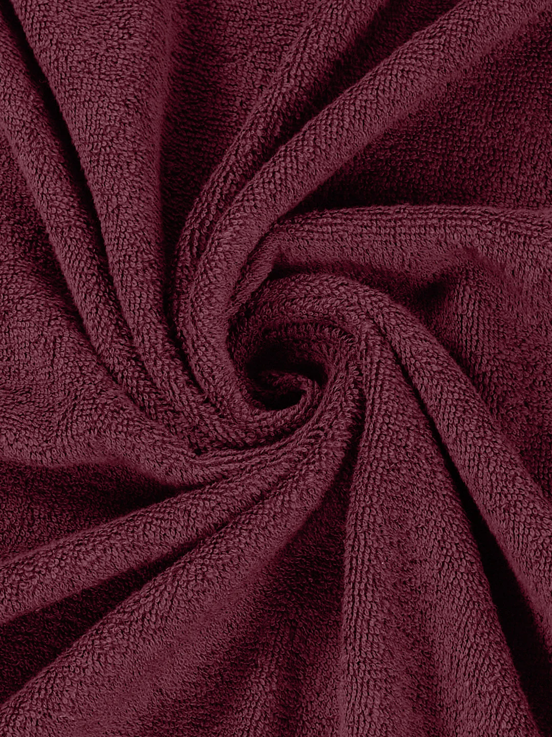 Maroon Pure Cotton Solid 380 GSM Car Towel 1 Piece (Jazz Collection) - Image 6