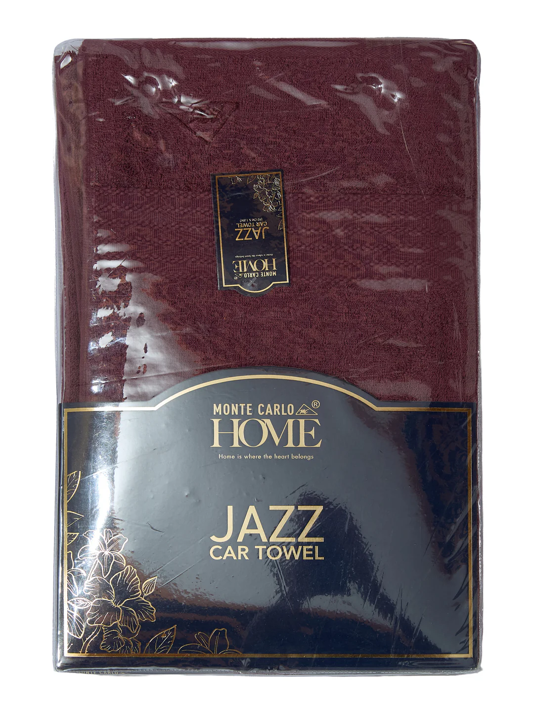Maroon Pure Cotton Solid 380 GSM Car Towel 1 Piece (Jazz Collection) - Image 8