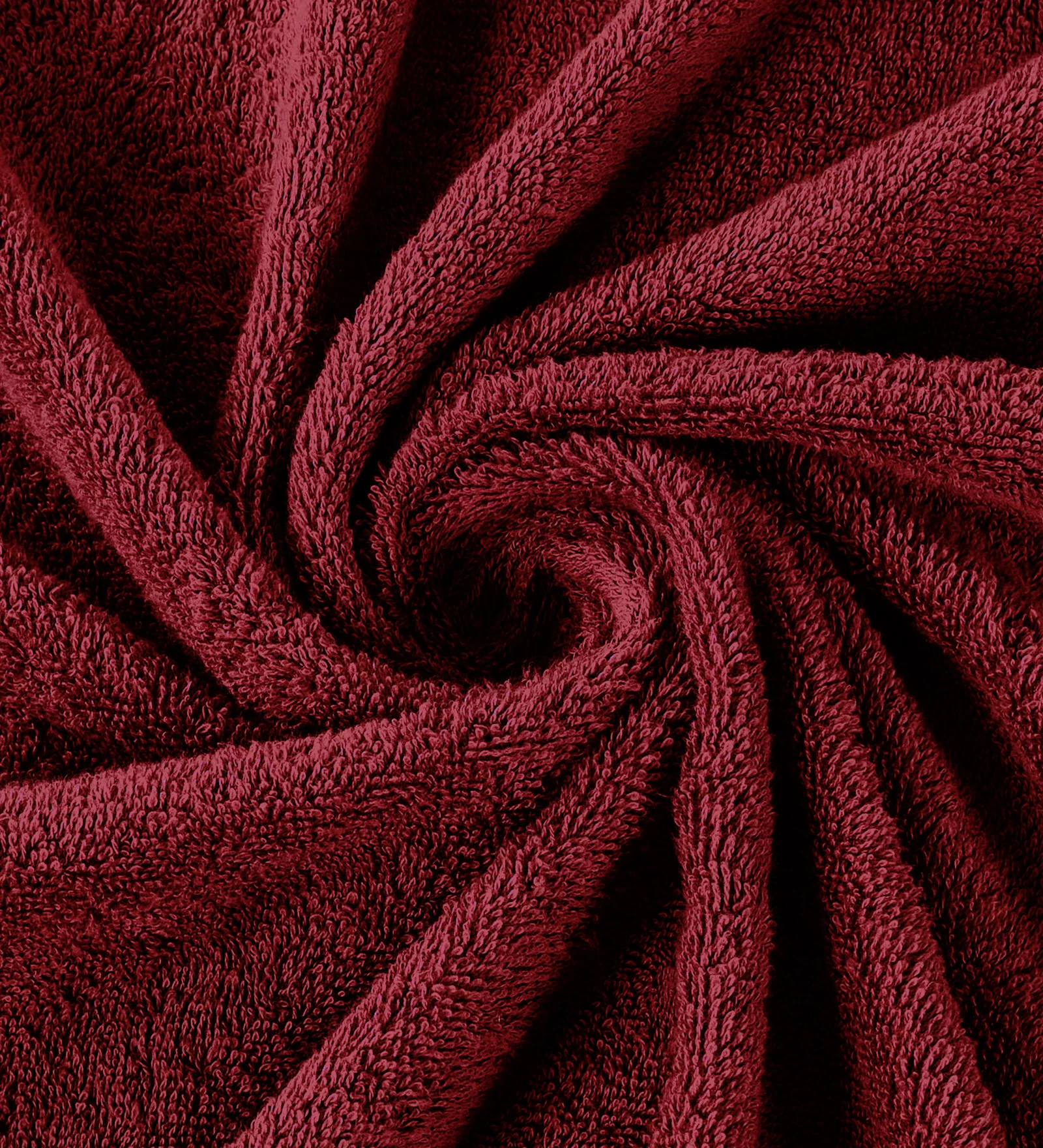 Maroon Pure Cotton Solid 450 GSM Bath Towel 1 Piece (Oasis Collection) - Image 7