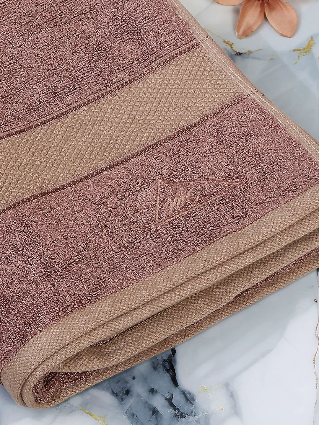 Mauve Bamboo Solid 600 GSM Bath Towel (Bamboo) - Image 6
