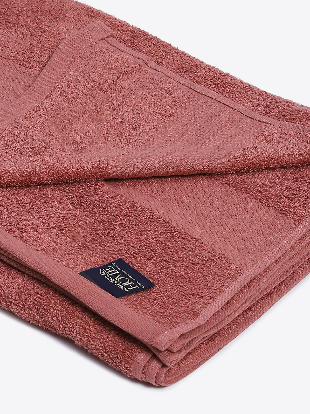 Mauve Cotton Solid 400 GSM Car Towel (Jazz) - Image 3