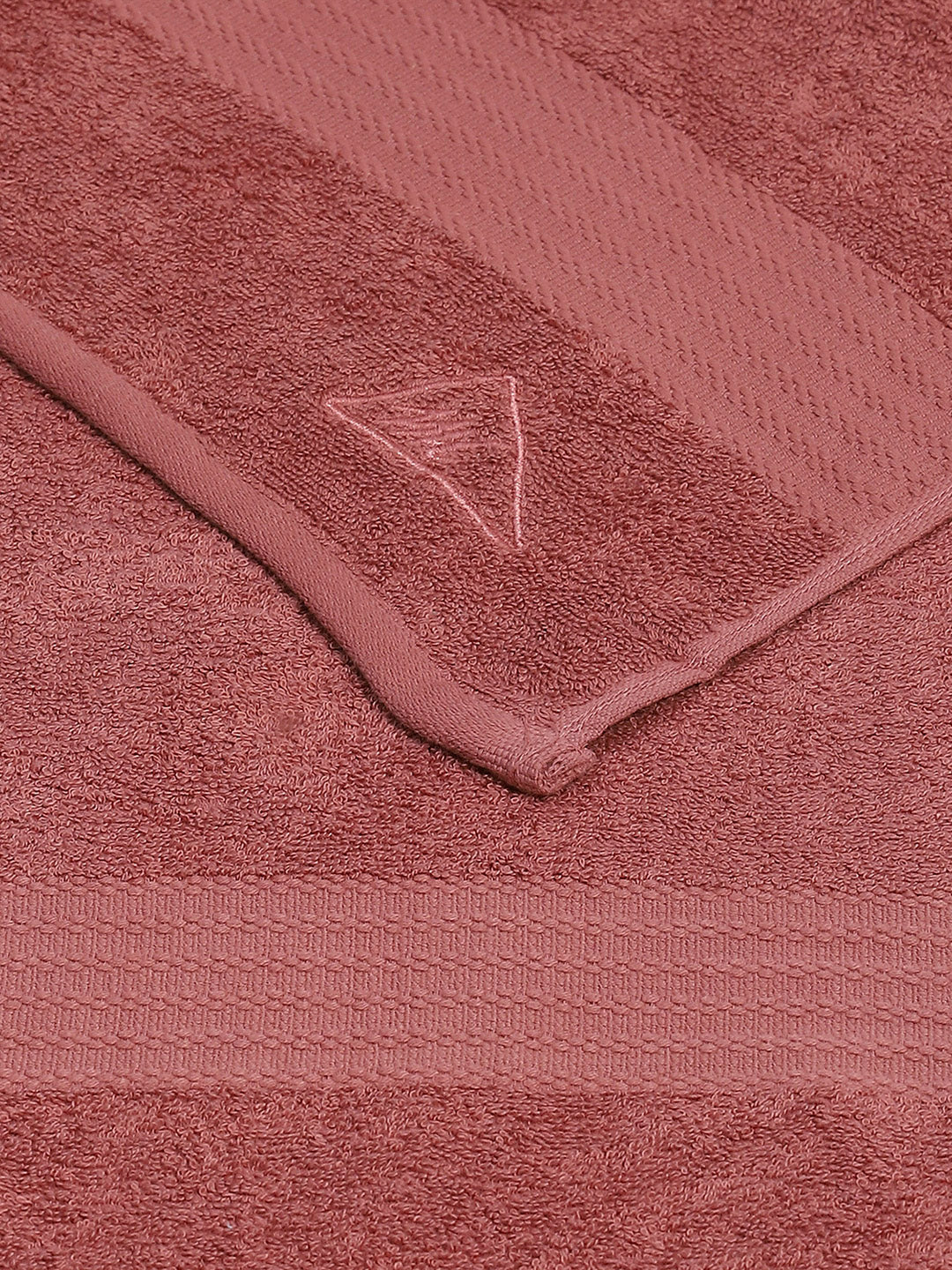 Mauve Cotton Solid 400 GSM Car Towel (Jazz) - Image 4