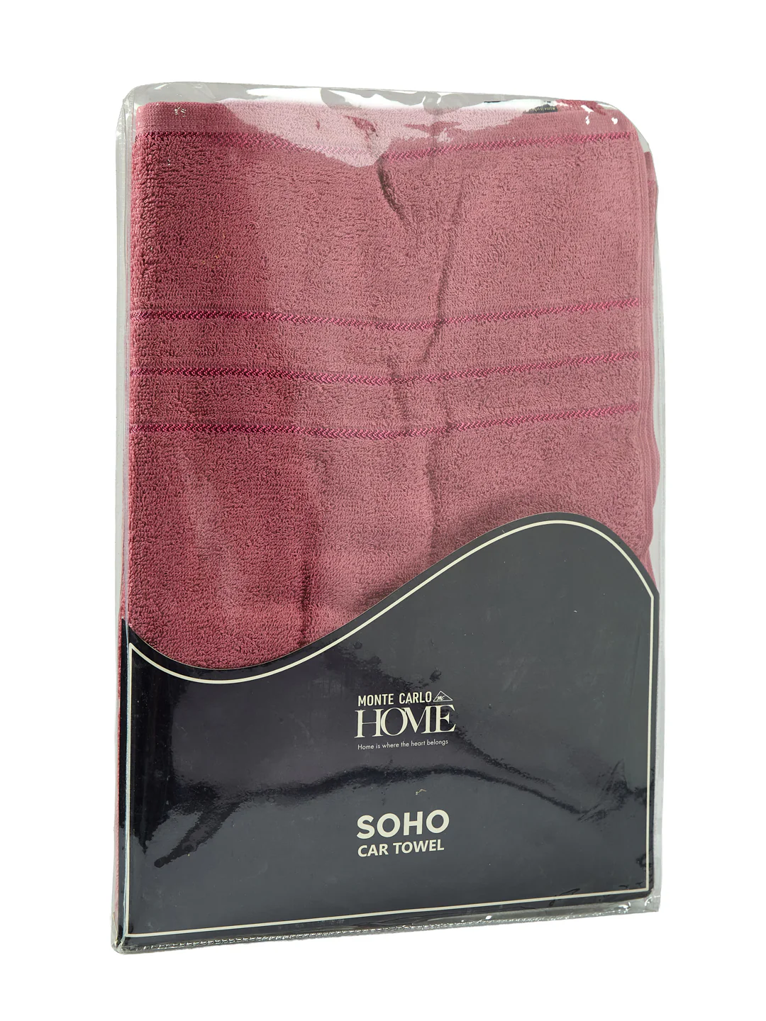 Mauve Pure Cotton Solid 340 GSM Car Towel 1 Piece (Soho Collection) - Image 8
