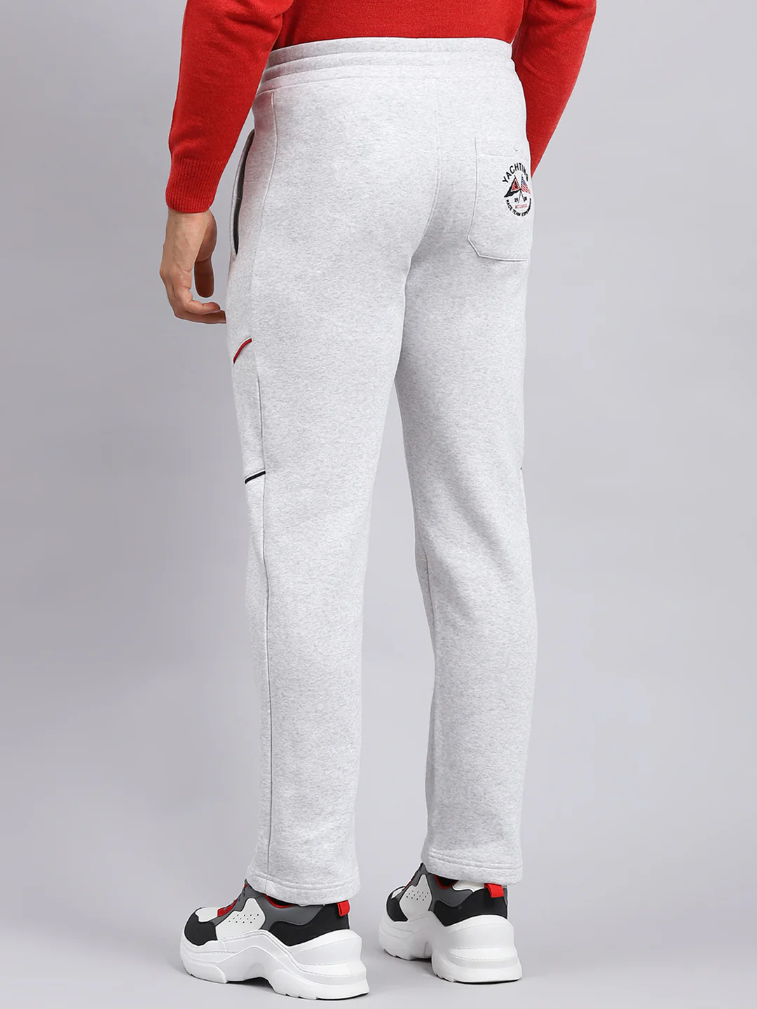 Men Beige Printed Winter Lower - Image 5