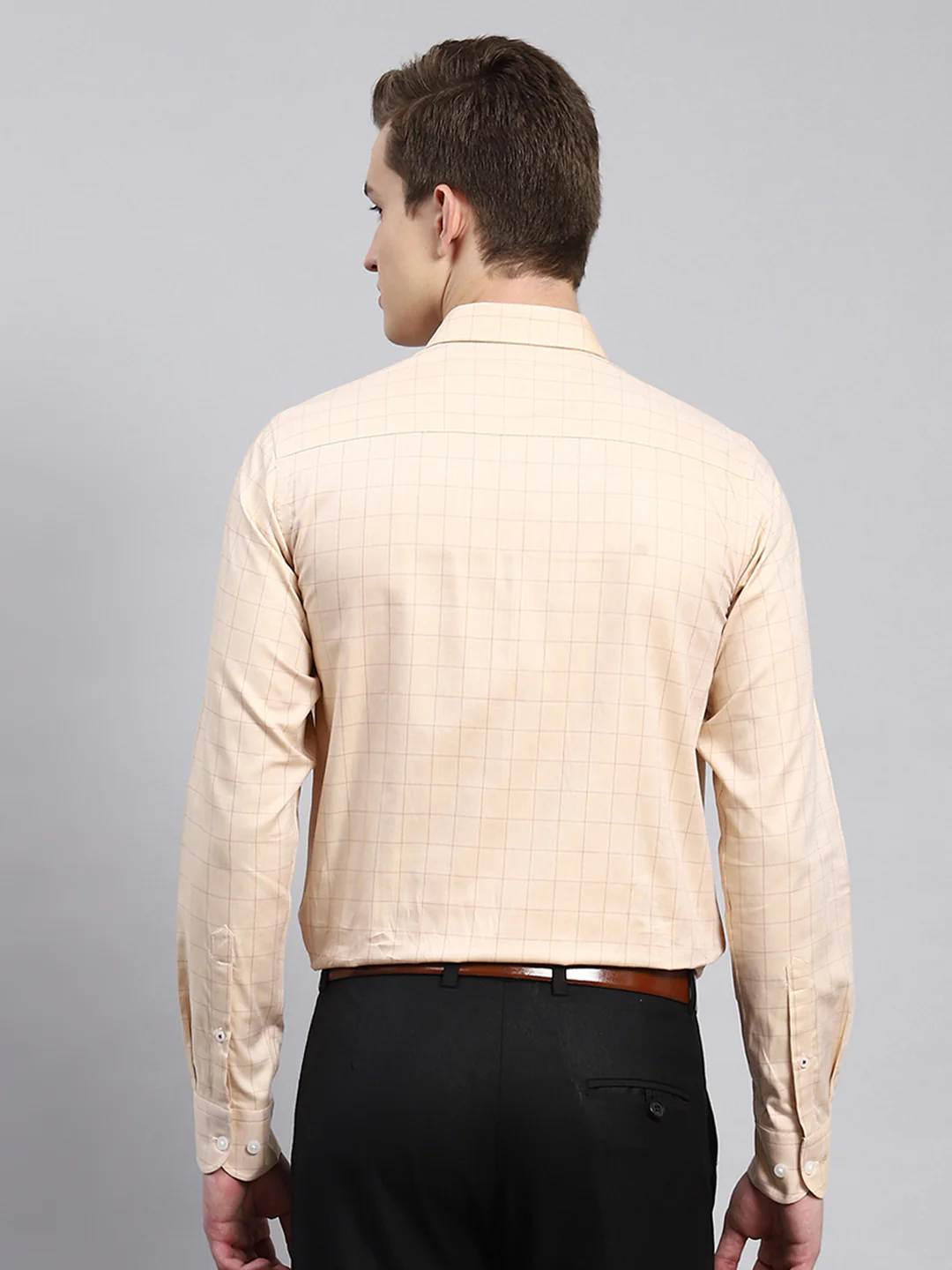 Men Beige Printed Shirt - Image 5