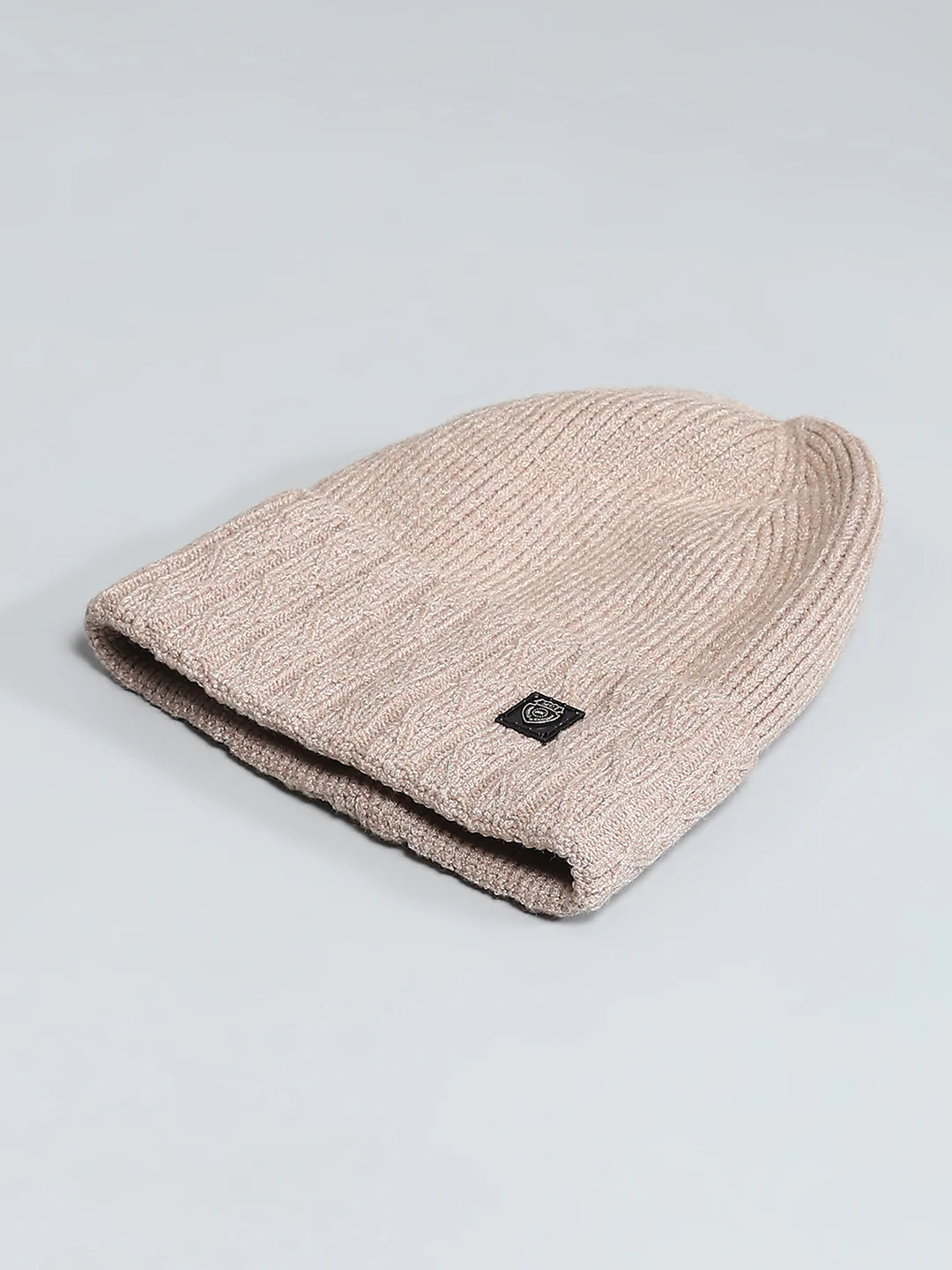 Men Beige Solid Cap - Image 6
