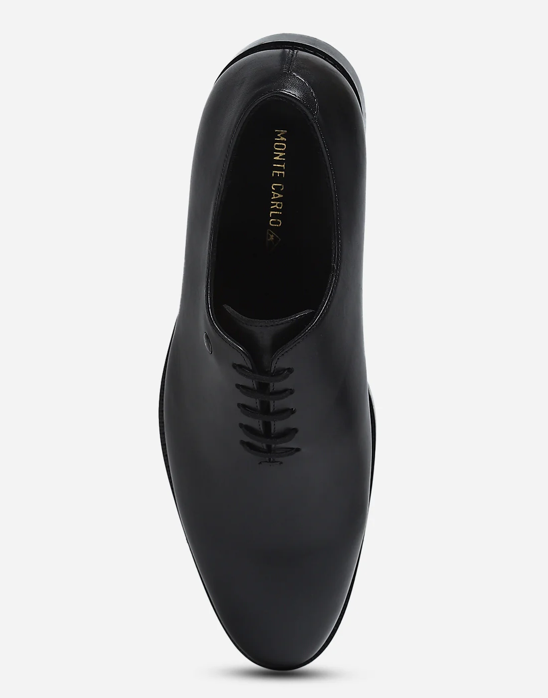 Men Black Lace Up Genuine Leather Formal Oxfords - Image 6
