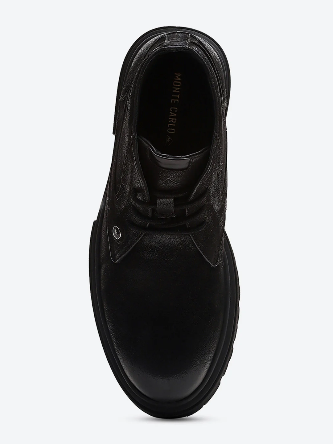 Men Black Lace Up Genuine Leather Comfortable and Light weight Outdoor Boots - Image 6