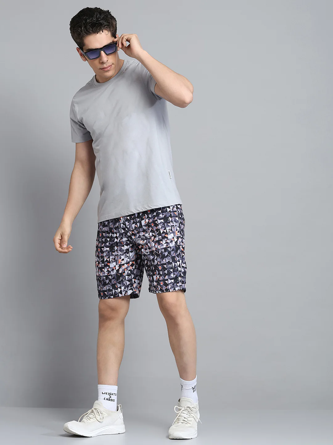 Men Black Printed Short - Image 2