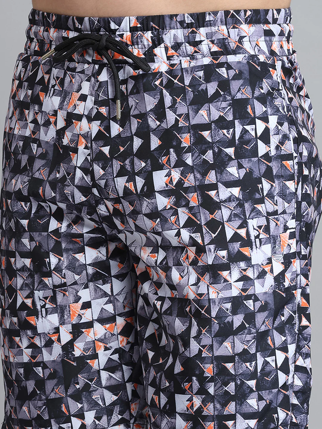 Men Black Printed Short - Image 6