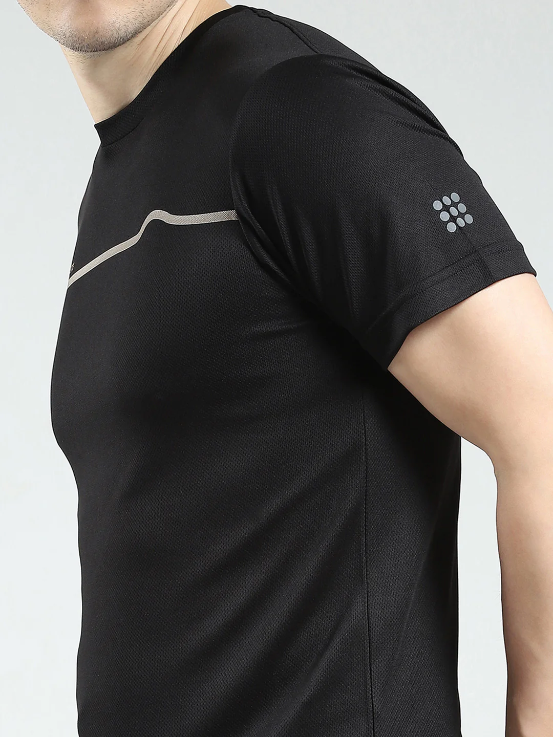 Rock.it Men Black Printed Round Neck Half Sleeve T-Shirt - Image 6