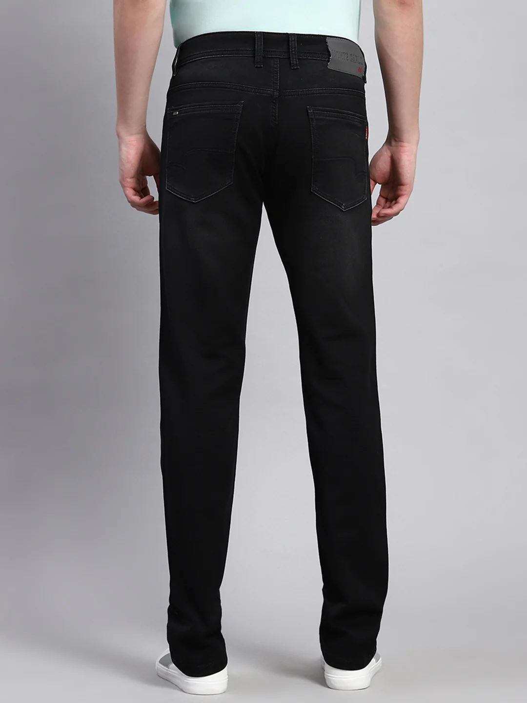 Men Black Regular Fit Denim - Image 5