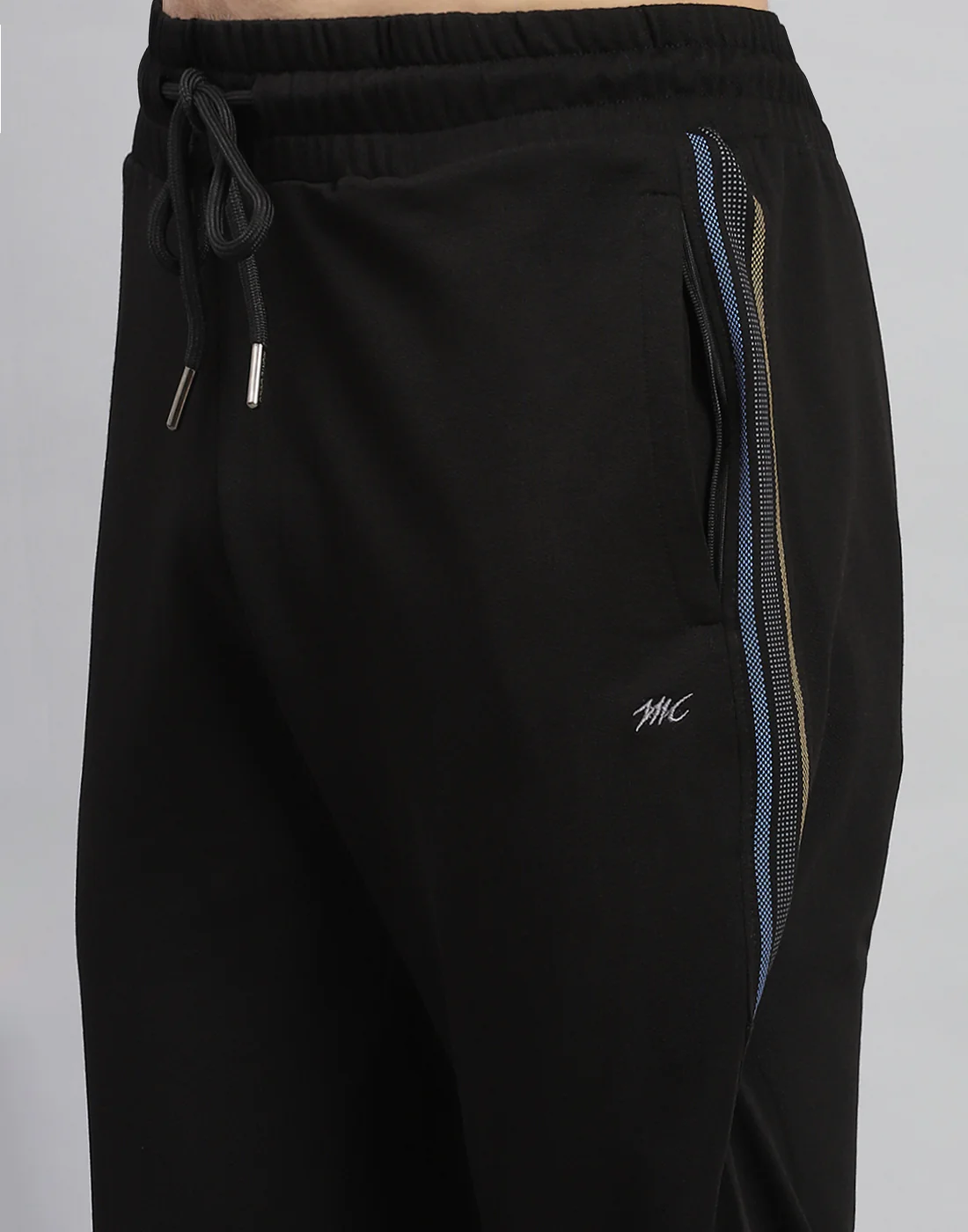 Men Black Solid Half Sleeve Lower Set - Image 9