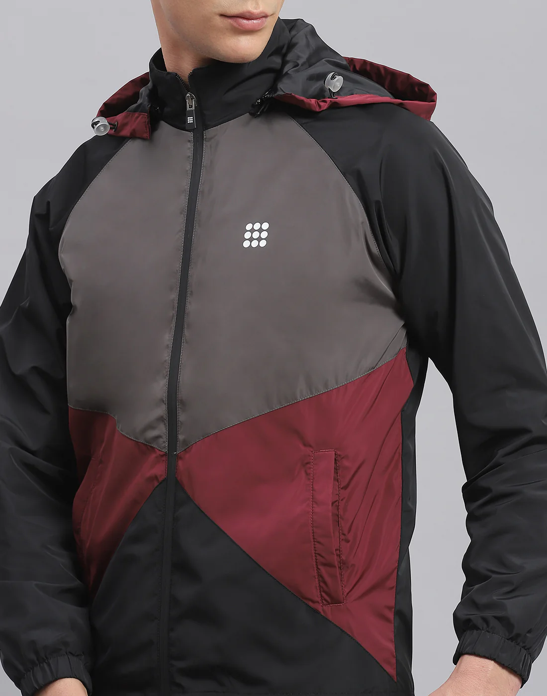Rock.it Men Black Solid Hooded Full Sleeve Jacket - Image 7