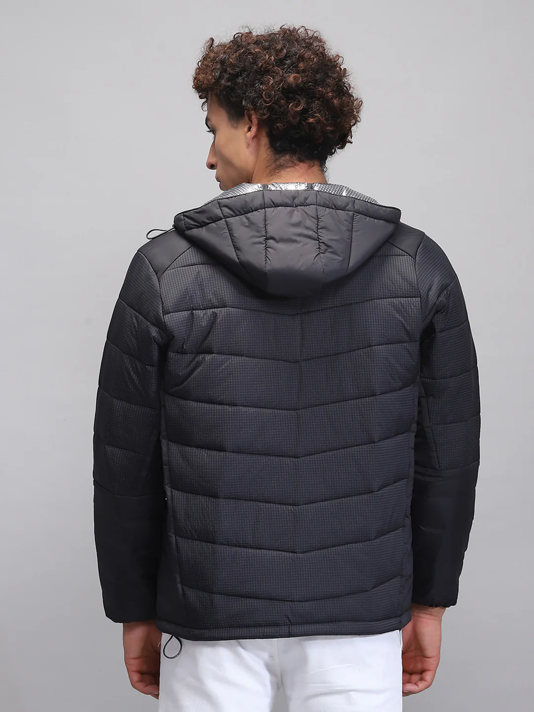 Rock.it Men Black Solid Hooded Full Sleeve Jacket - Image 5