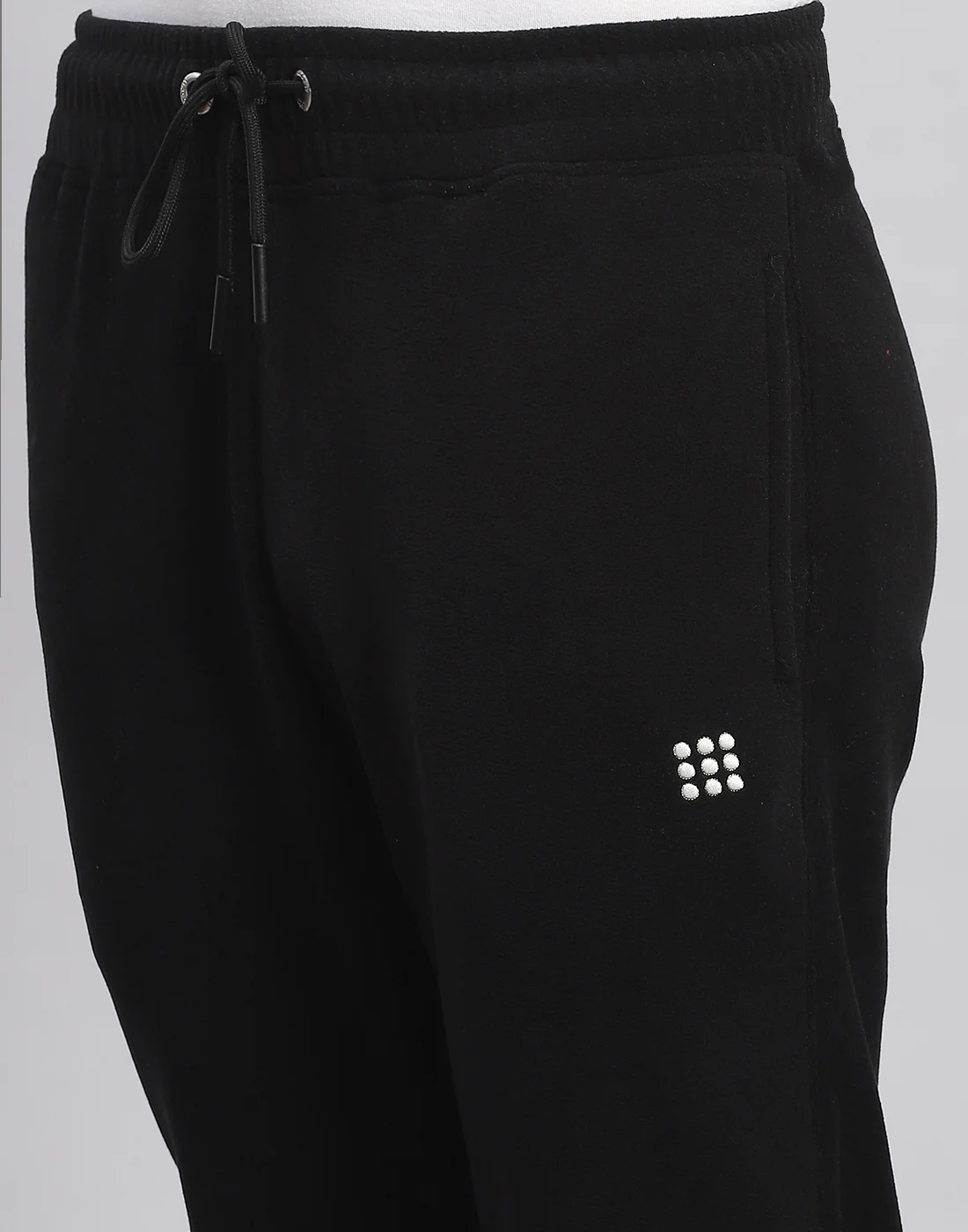 Rock.it Men Black Solid Hooded Full Sleeve Tracksuit - Image 9