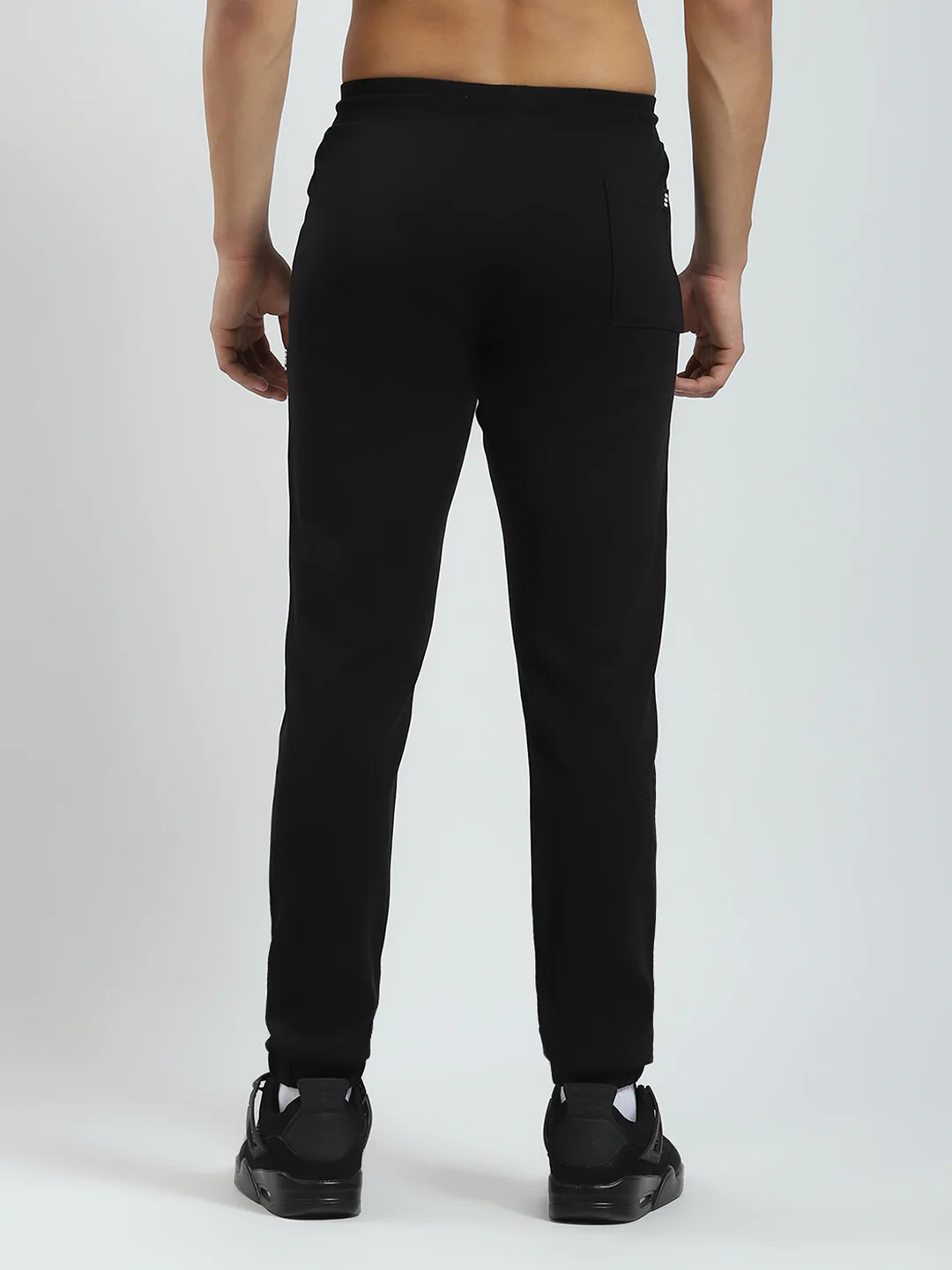 Rock.it Men Black Solid Regular Fit Jogger - Image 5