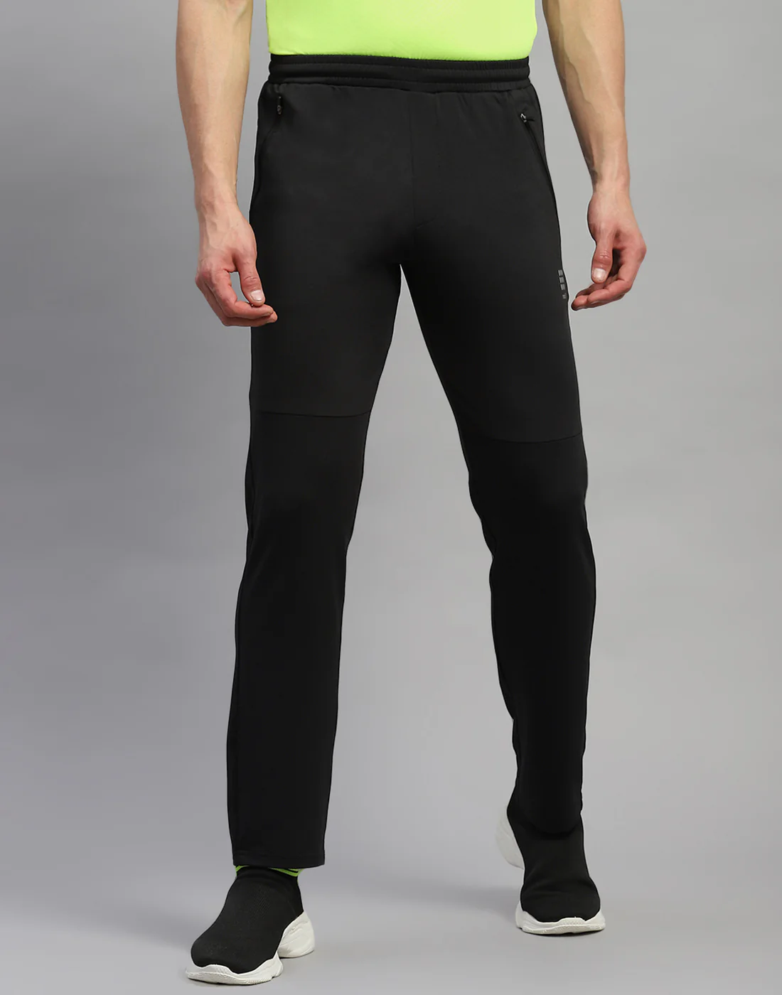 Rock.it Men Black Solid Regular Fit Lower