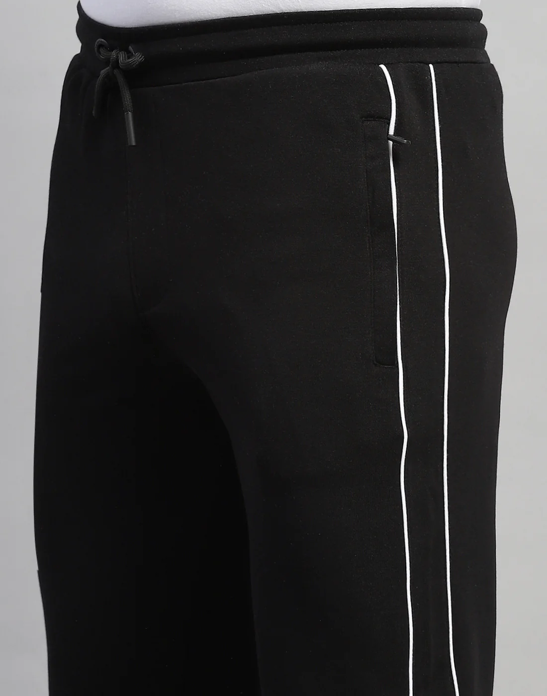 Rock.it Men Black Solid Regular Fit Lower - Image 6