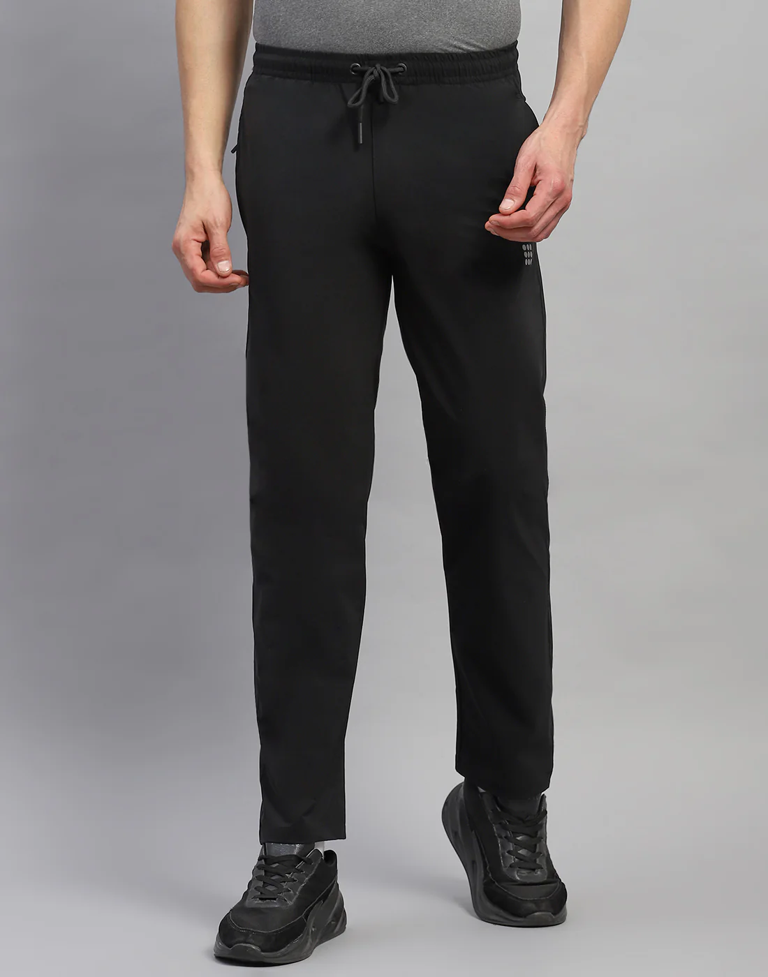 Rock.it Men Black Solid Regular Fit Lower - Image 2