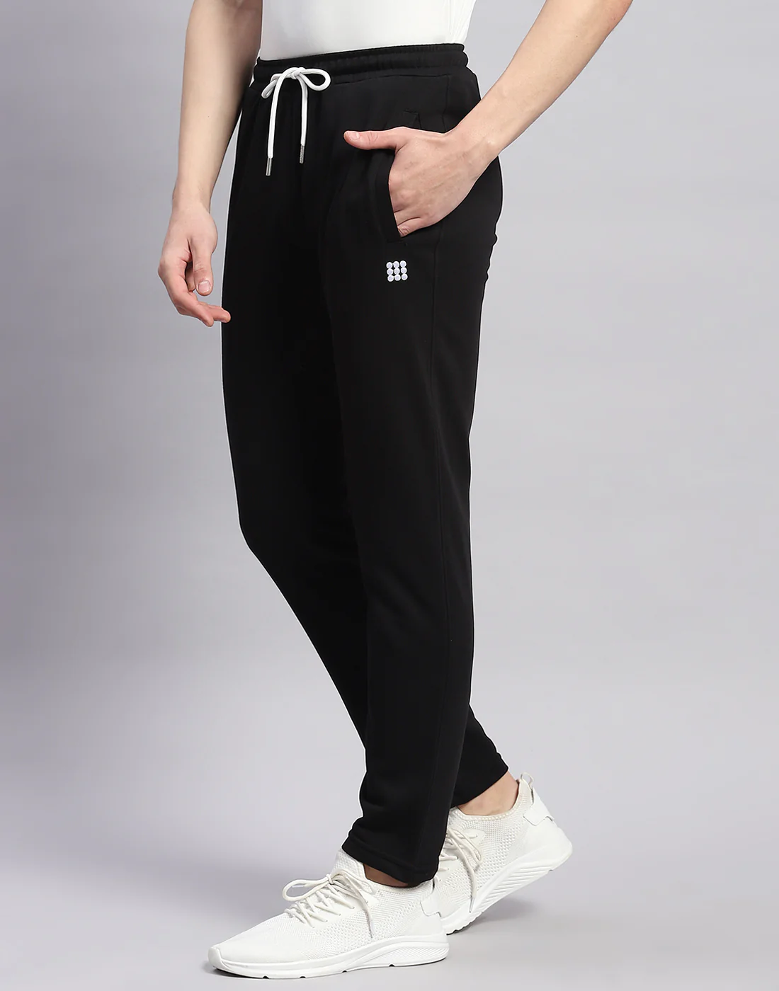 Rock.it Men Black Solid Regular Fit Lower - Image 3