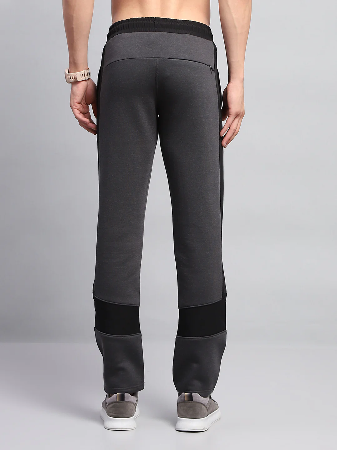 Rock.it Men Black Solid Regular Fit Lower - Image 5