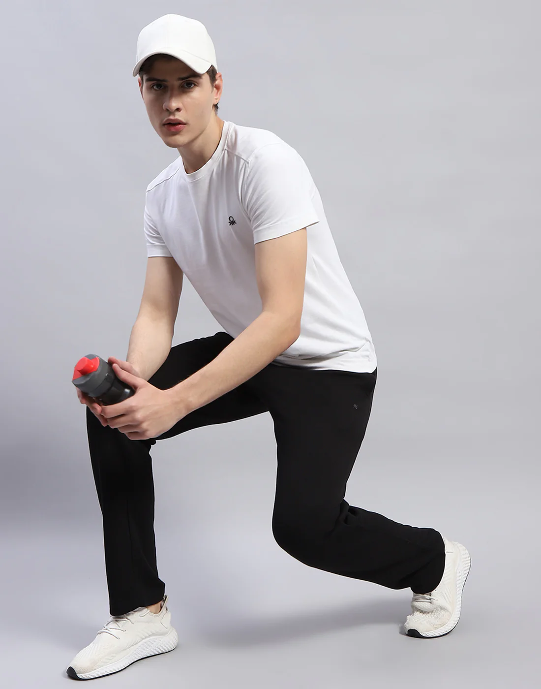 Men Black Solid Regular Fit Lower - Image 3