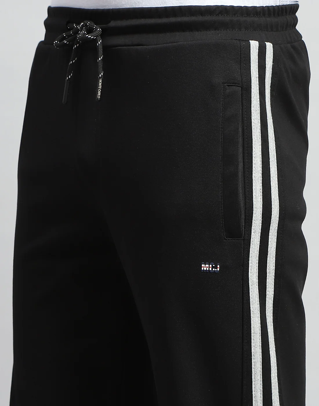 Men Black Solid Regular Fit Lower - Image 6