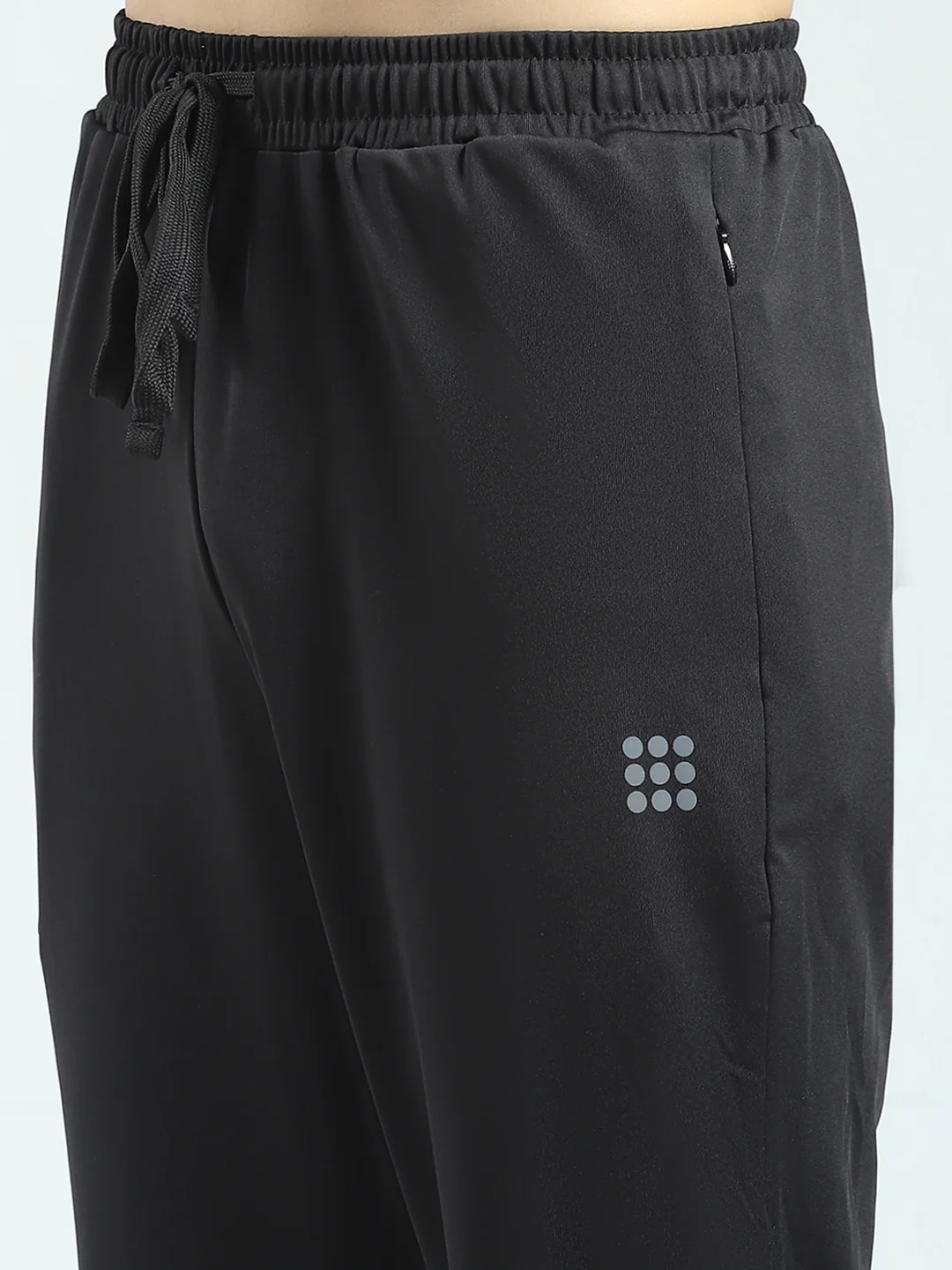 Rock.it Men Black Solid Regular Fit Lower - Image 6