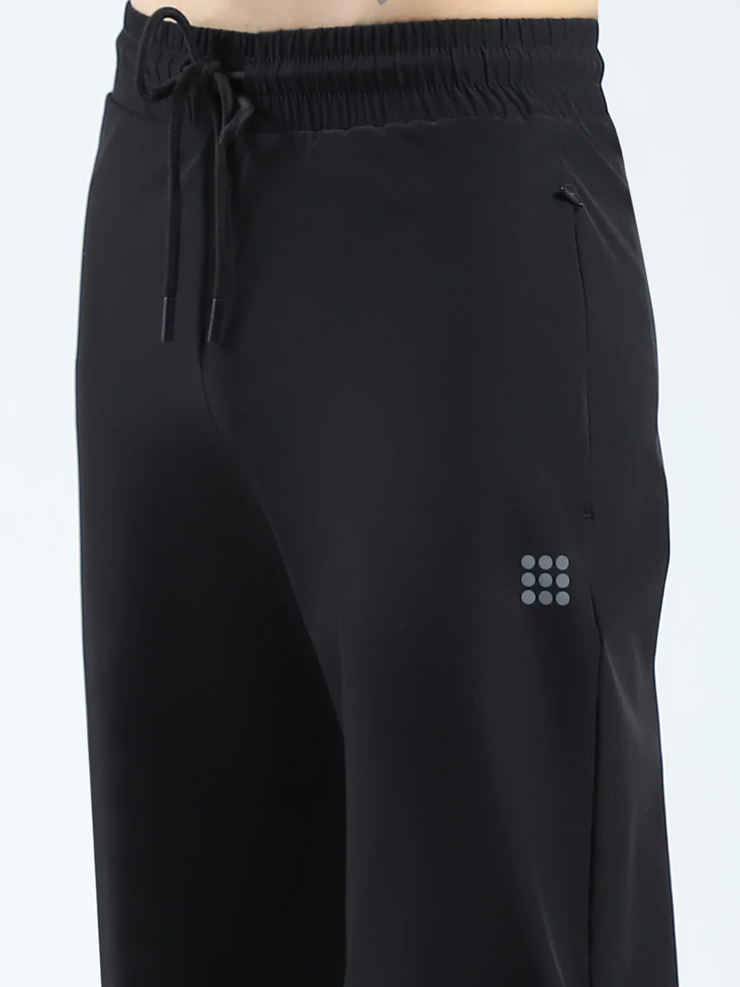 Rock.it Men Black Solid Regular Fit Lower - Image 6