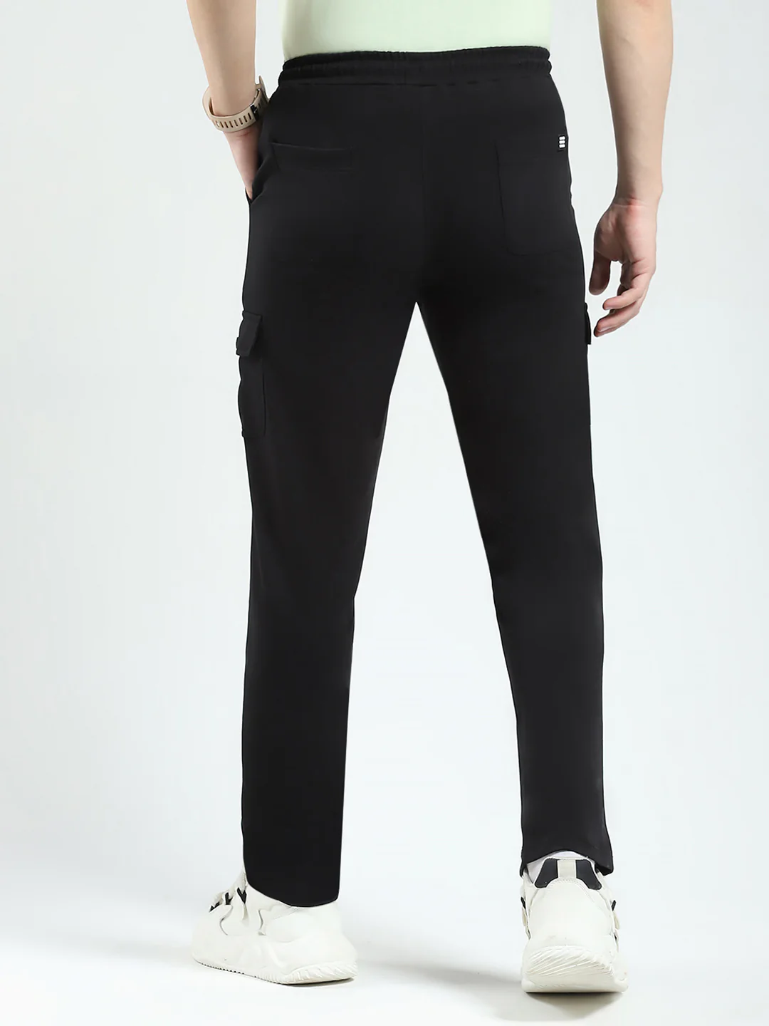 Rock.it Men Black Solid Regular Fit Lower - Image 5