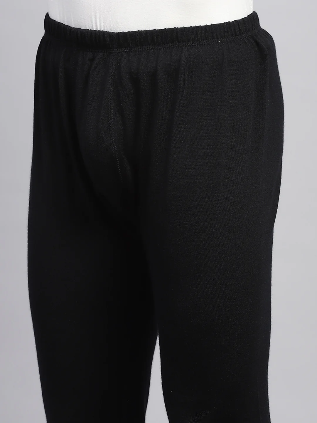 Men Black Solid Regular Fit Lower - Image 6