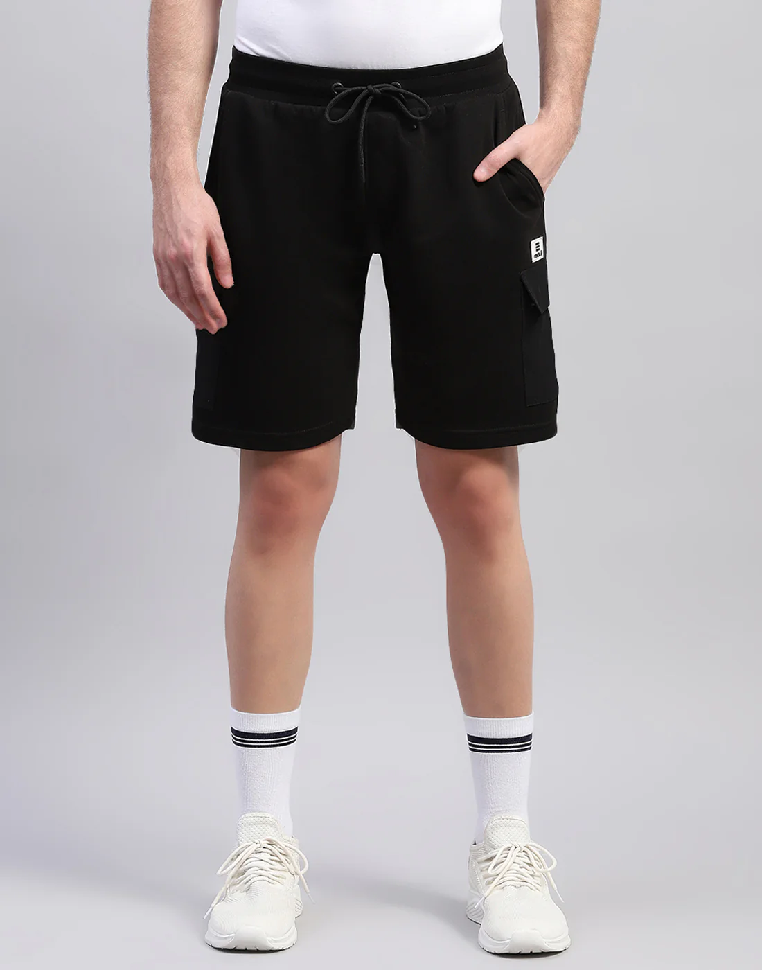 Rock.it Men Black Solid Regular Fit Short - Image 3