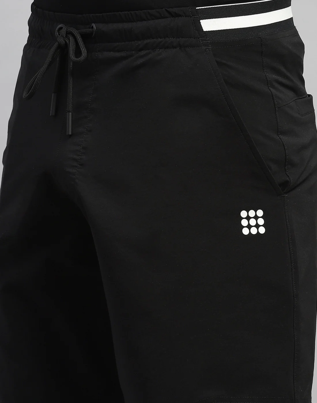 Rock.it Men Black Solid Regular Fit Short
