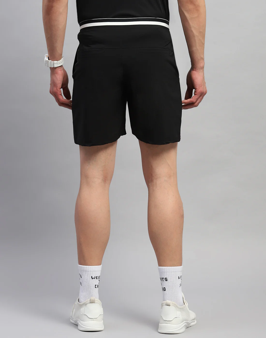 Rock.it Men Black Solid Regular Fit Short - Image 6