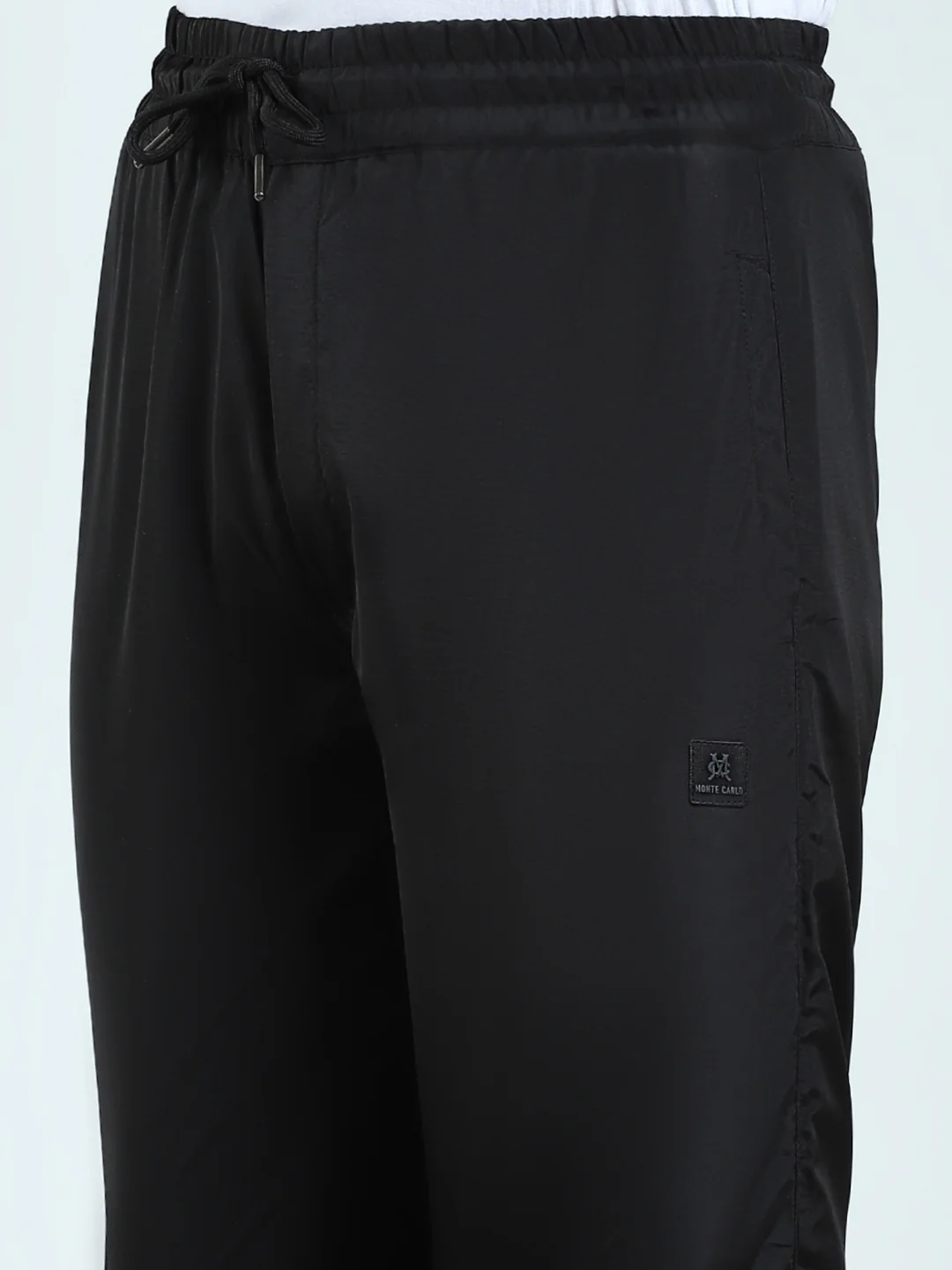 Men Black Solid Regular Fit Winter Lower - Image 6