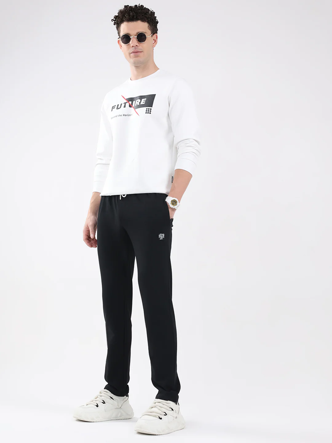 Rock.it Men Black Solid Regular Fit Winter Lower - Image 2