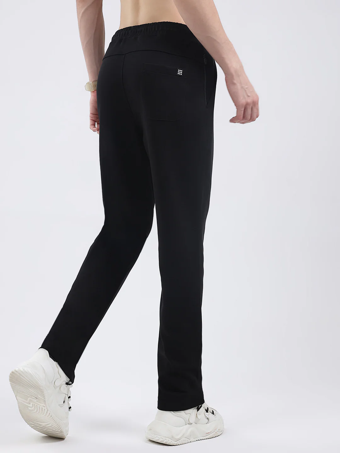 Rock.it Men Black Solid Regular Fit Winter Lower - Image 5